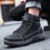 Fashion Men Plus size men Outdoor high tops hiking shoes Work shoes Warm cotton shoes Snow boots outdoor shoes D567