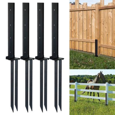 Hochbelastbares Zaunanker-Set – Pfostenfixierer & Erdnägel für die Gartenzaunwartung, Bodenstütz-Hardware
