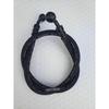 SAE j1401 hydraulic brake hose 1/8" HL flexible heat resistant reinforced rubber hose with banjo fittings