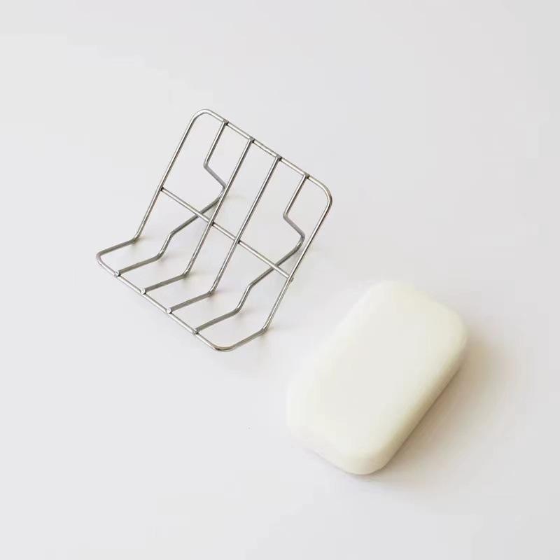 1Pcs Stainless Steel Laundry Soap Shelf Kitchen Dish Rack Household Draining Countertop Basin Soap Holder Bathroom Accessories