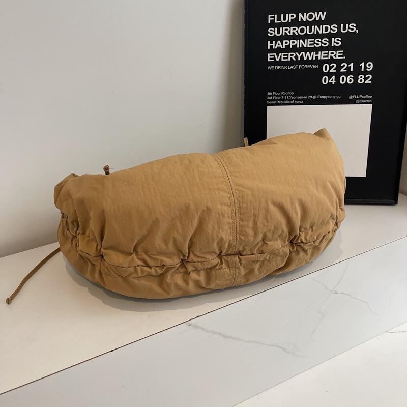 Trendy Fashiable Shoulder Bags Wrapped with Dyed Nyl Canvas Bag Large Capacity Single Shoulder Crossbody Hobos Bag