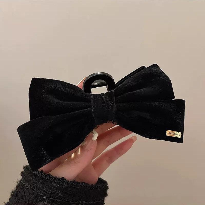 

Большой бант для волос, нескользящие зажимы для волос, сильная фиксация, модные аксессуары для волос для женщин и девочек