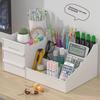 Großer Kosmetik-Organizer für den Schreibtisch mit Schubladen für Lippenstift und zur Verwendung im Wohnheim