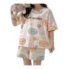 [Dep Club] Women's Pajamas, Summer, Short Sleeves, Cute, Cute Pajamas, Sleepwear, Women's Top and Bottom Set, Room Wear, Loungewear, Thin, Cool,