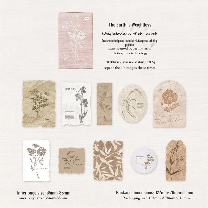 Retro Journal Series: Mò Mò Embossed Matchbox Sticky Notes