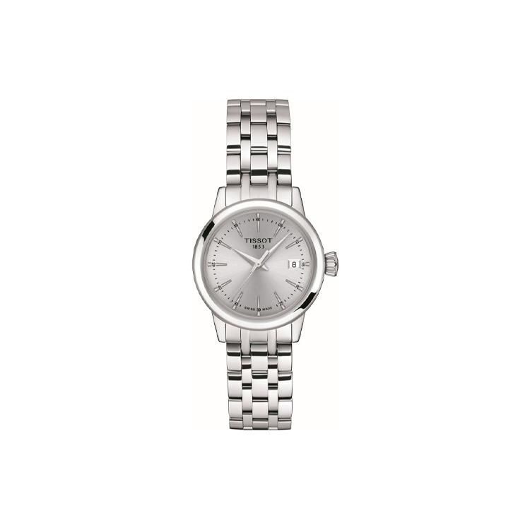 

TISSOT Dreamy Socialite Collection Quartz Movement 50 meter Water Resistance Women s Watch 28mm T129.210.11.031.00 Silver