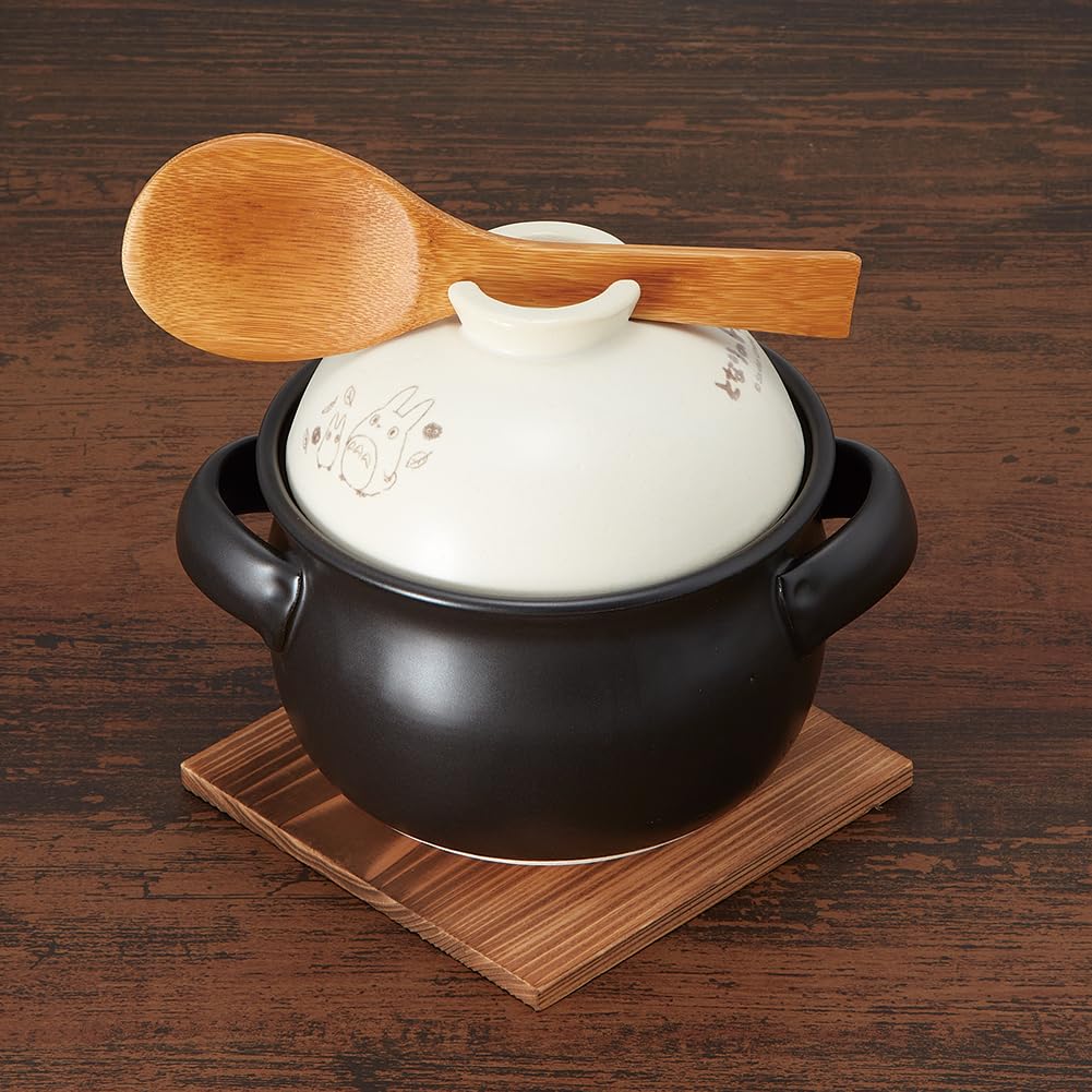 Skater Banko Ware Rice Earthenware Rice My Neighbor Studio Ghibli Design Cooker, 1-cup Capacity, Cooker, Totoro, CHDN1-A