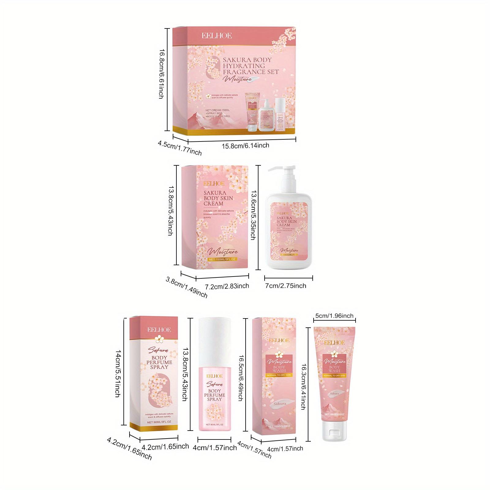 

Увлажняющий гель для душа с ароматом сакуры Мягко очищает, увлажняет и питает кожу, свежий аромат Идеально подходит для Рождества 100g