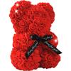 Artificial Flowers 25cm Rose Bear Girlfriend Anniversary Christmas Valentine's Day Gift Birthday Present For Wedding Party