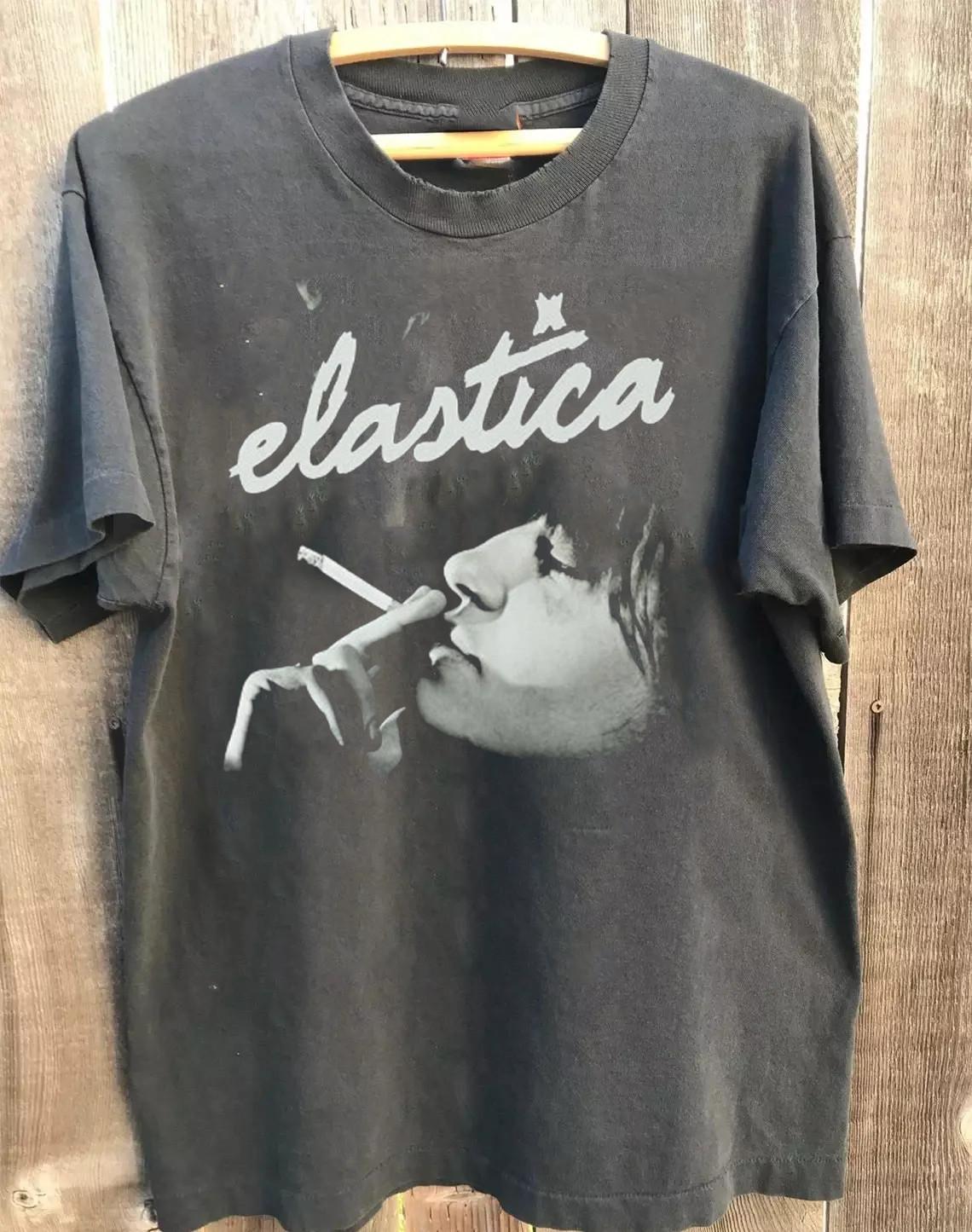 Elastica Band Smoking Charcoal Style T-shirt All sizes S-5XL TU62 XXXXL