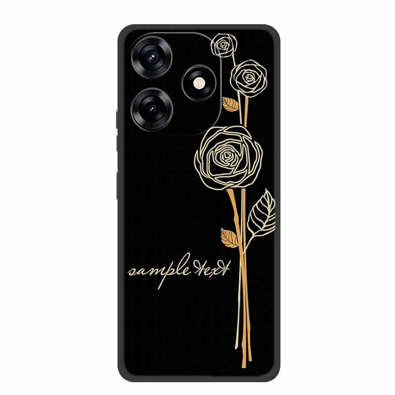 3D Embossed Case For ZTE Blade V50 Design 4G Phone Case Relief Black Silicone Soft Coque For ZTE Blade V50 Smart Back Cover Case