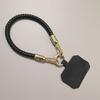 For Cell Phone Coarse Type Weaving Nylon Short Hand Lanyard Strap Wrist Chain Pendant Phone Outdoor Anti-Lost Rope Metal Button