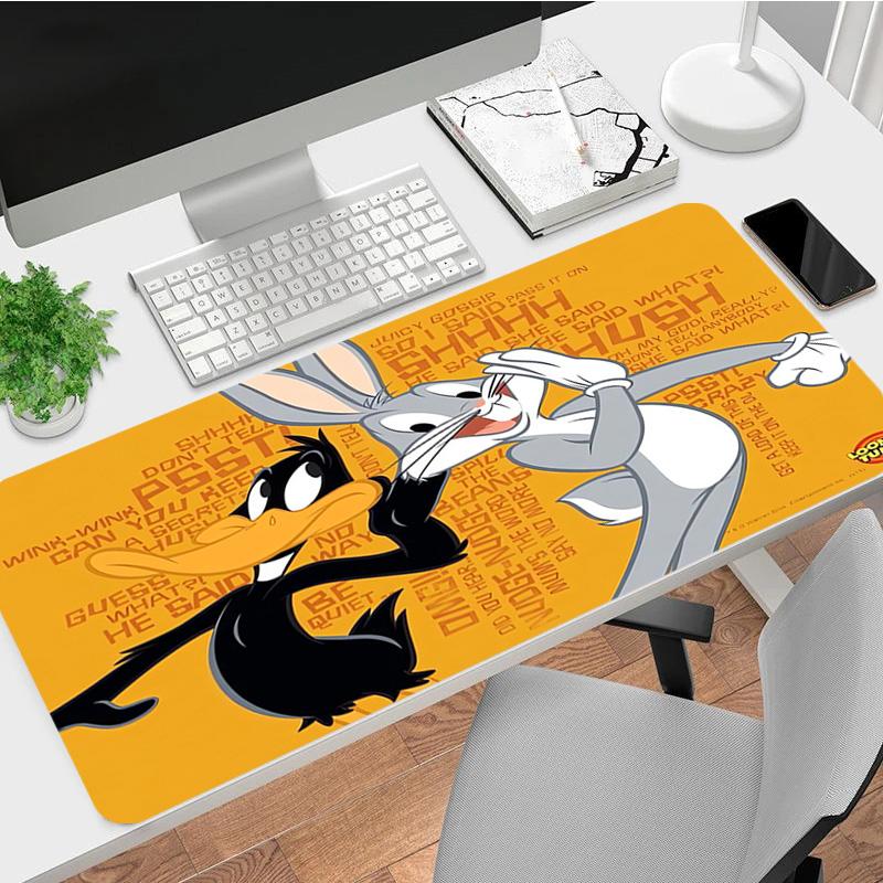 Looney Tunes Xl Gaming Mouse Pad Nonslip Rubber Base Stitched Edge Waterproof Desk Mat For Pc Laptop Gamer Office Computer Accessories C927424