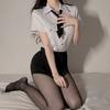 Manufacturer wholesale sex police show clothes stewardess clothes role play temptation sex underwear uniform set