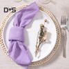 Boho Gauze Napkins Washable Cotton Gauze Napkins Rustic Style Solid Color Napkins for Baby Shower Wedding Tea Party Decoration