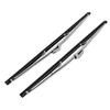 2PCS 15 Inch Wiper Blades 7mm Bayonet Silver Polished Stainless Steel Bayonet Type Wiper Blades for Classic America Cars