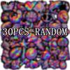 10 30 50Pcs Cartoon Rainbow Iridescent Animals Stickers Book Diy Skateboard Guitar Luggage Suitcase Decoration Graffiti Sticker