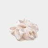AVVINA PELLE Silk Scrunchie (M) - Cream