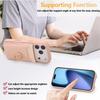 Lychee Colorblock Card Holder Case for iPhone 17 Pro Max