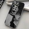 The-Clowns-horrors-T-Terrifier Transparent Back Phone Case For iPhone 17 16 15 13 12 11 14 Pro Max Mini Plus Silicone Bumper