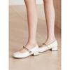 Beste & Top Leder-Mary-Jane-Flats mit Struktur