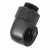 90 Degrees PC Water Cooling Two Touch Fitting G1 4 Thread Elbow Barb Connector for Tube