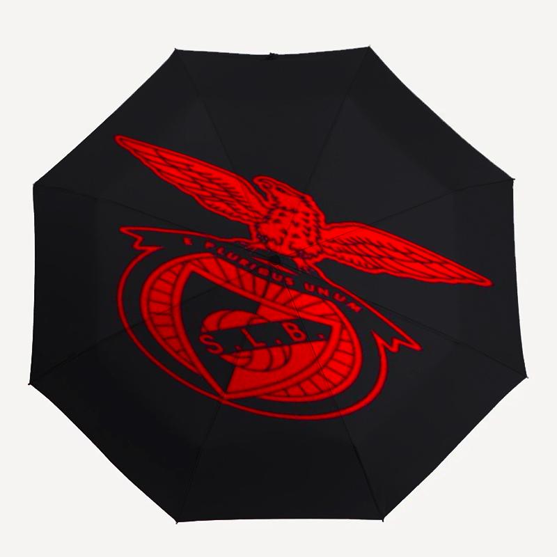 Benfica Theme Automatic Umbrella, Lightweight & Portable, 8 Rib, Perfect for Outdoor Travel, Birthdays, Christmas, Gifts.