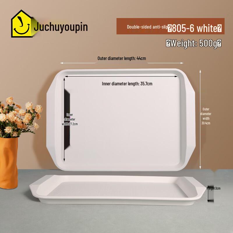 Rectangular Plastic Serving Tray