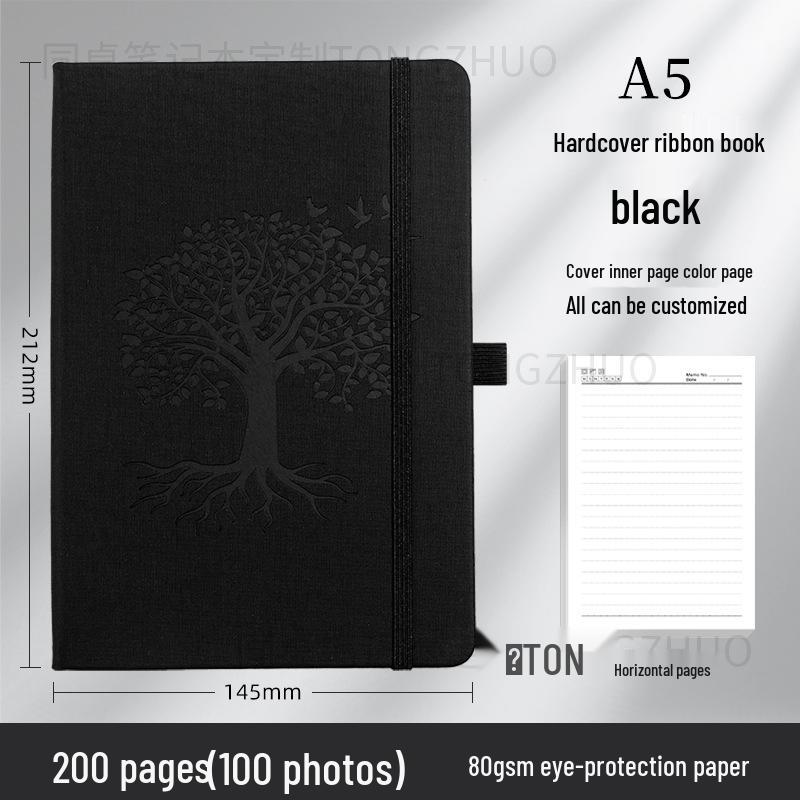 High-Value Customized A5 Notebook with Elastic Band for Business & Office