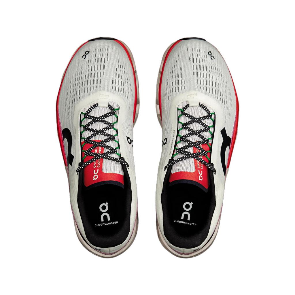 Cloudmonster 2 Ivory Silver Red Men Sneakers Cream 3ME10122906