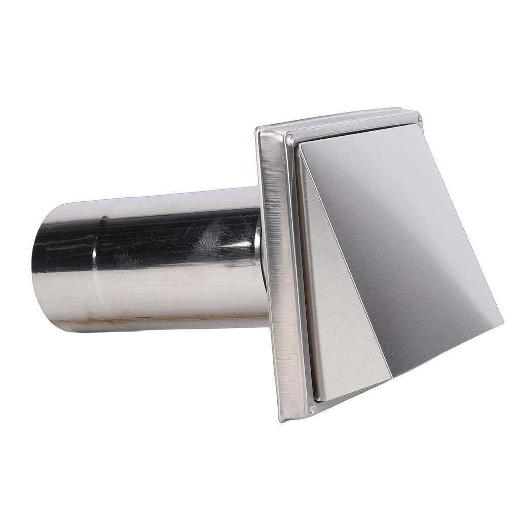 Hooded Wall Vent 6in with Screen Damper Exhaust Vent Cover Cap Outdoor Kitchen Range Hood Dryer Ventilation Kit House