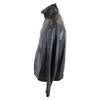 FENDI FPG185 bi-color zip-up lamb leather Jacket 48 Black x brownUsed