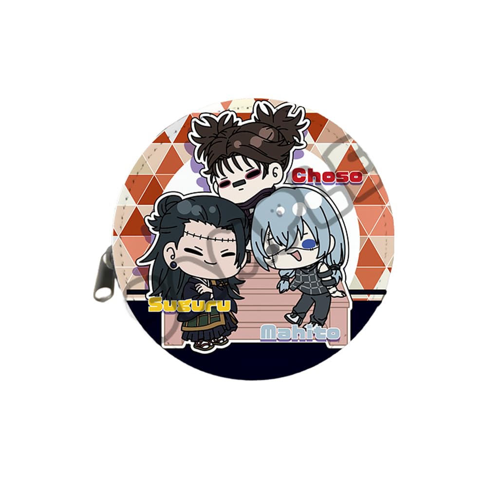 TV Anime Season 2 6th Edition Round Coin Case M TD "Jujutsu Kaisen" [Geto Suguru, Mahito, Choso]