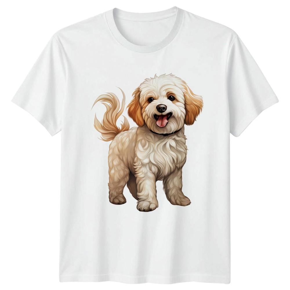 Fluffy Dog Puppy Dogs Animals Unisexs TShirt Unisexs Tee Graphic Unisex Top a S