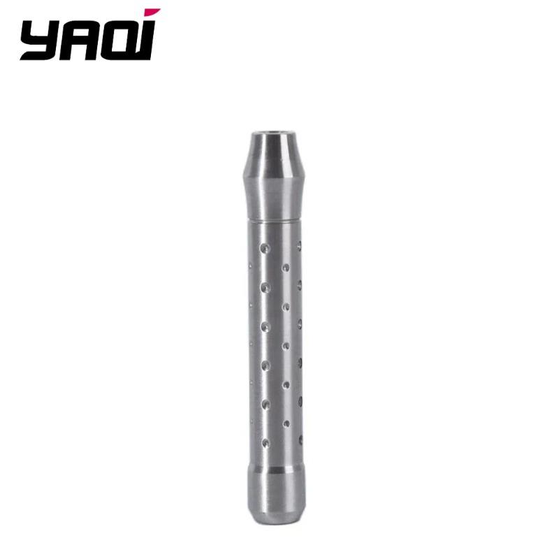 

YAQI Stainless Steel Safety Razor Handle for Men 80MM Handle Length And 11-12MM Handle Diameter Lightweight Razor Handle New