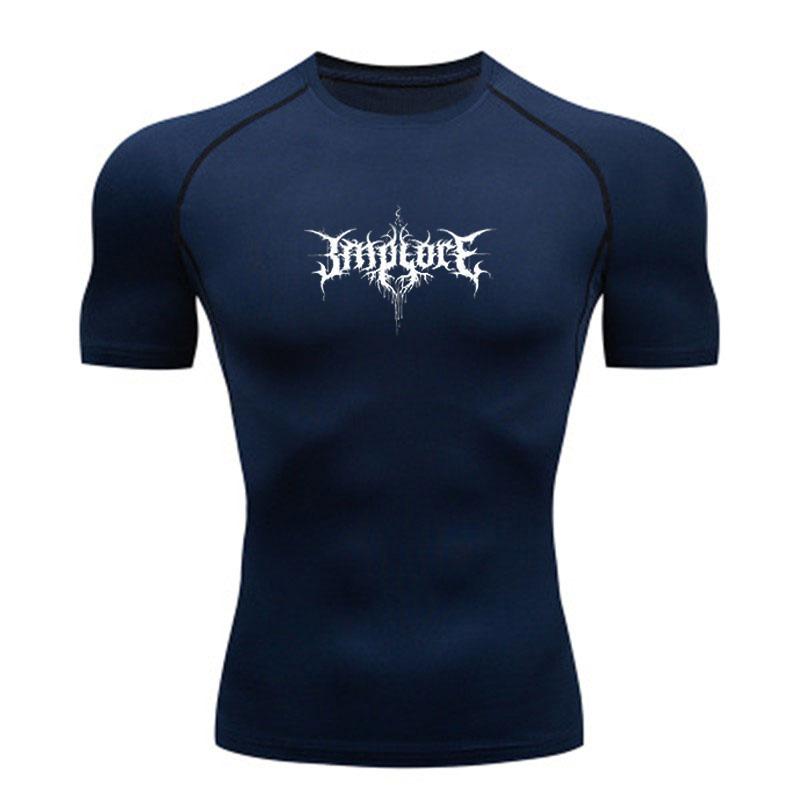 Men's Quick Dry Compression Athletic T-Shirt, Lightweight Breathable Sport Tee for Gym Workout Running Training Jogging