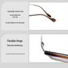 Ultralight Titanium Polygon Eyeglass Frame for Men and Women