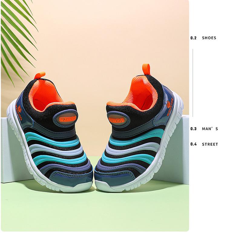 Leichte Atmungsaktive Slipper für Kleinkinder & Kleine Kinder: Unisex Low-Top Sportschuhe für Frühling & Herbst