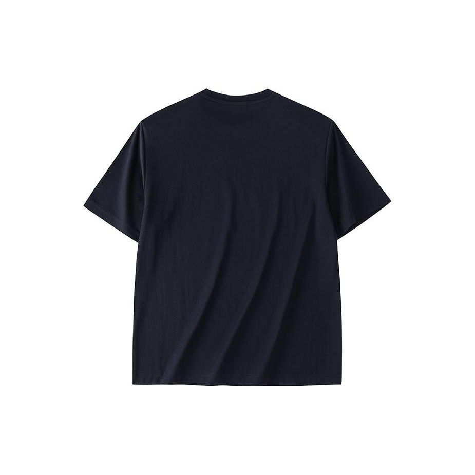 Anta Logo Life Series Písmeno Kulatý výstřih Volné Krátký rukáv Pánská trička 152338108-4