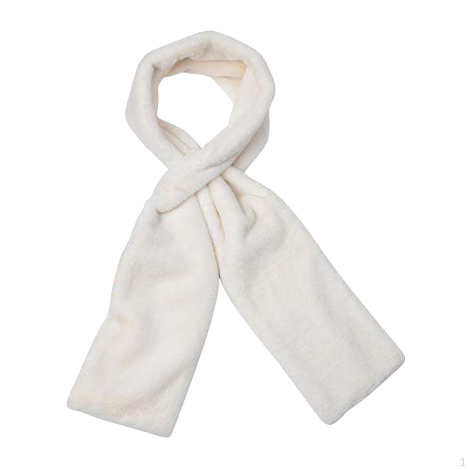 Women Scarf Soft with Zipper Pocket for Dating, Commuting, Shopping