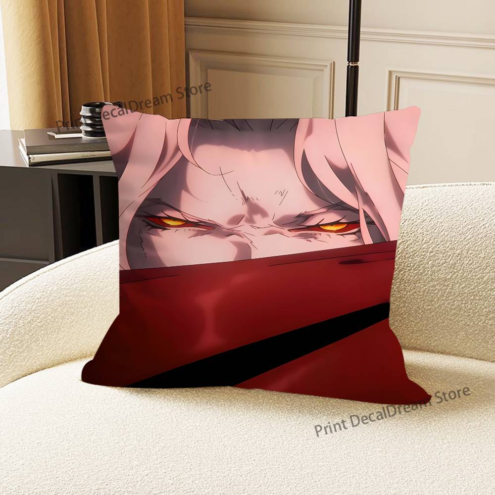 Game Anime A-Alucard Pillow Case For Sofa Decor Car Office Room Printing Cushion Cover Decorations and Protector