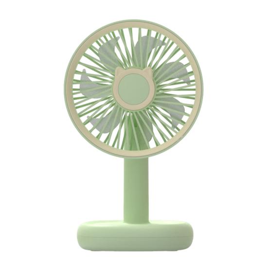 

USB Desk Fan with Adjustable Head Portable Mini Table Fan for Student 3 Speeds Quiet 360 Degree Rotating Fan for Home Dorm Office зелёный