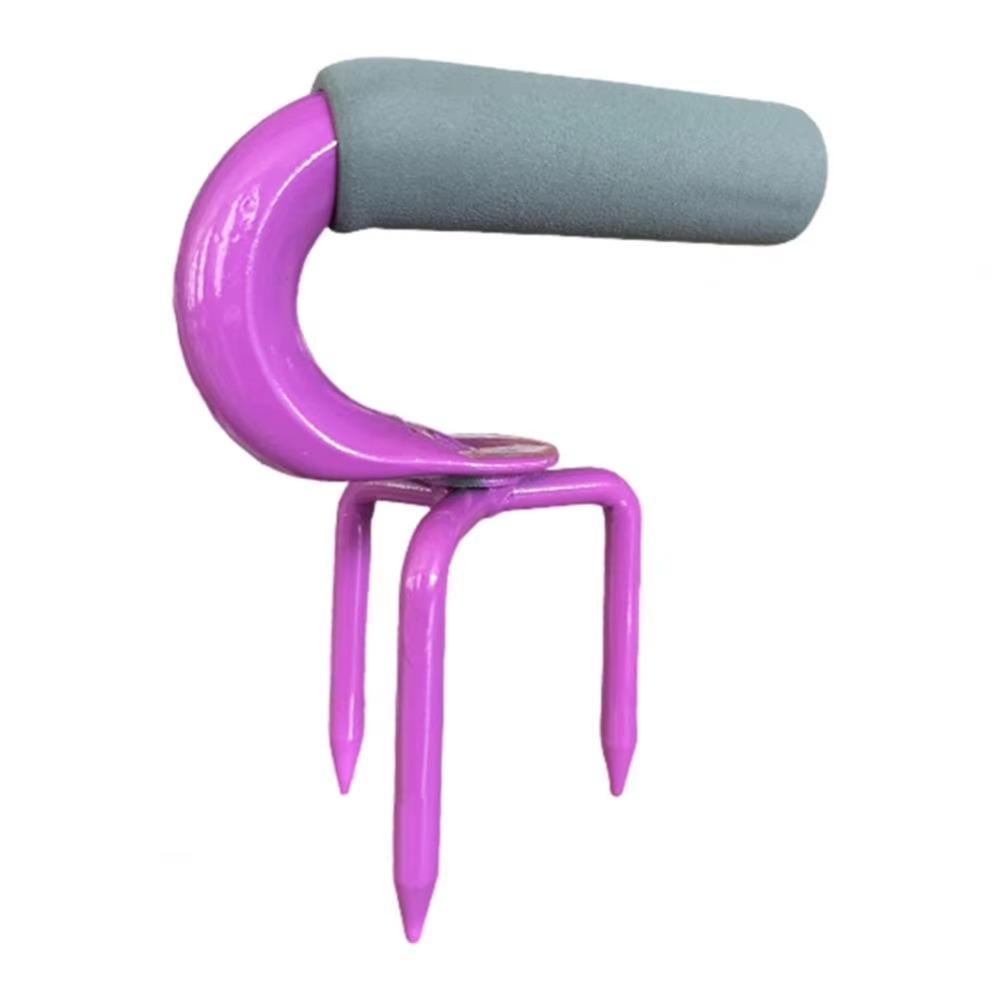 Fork Manual Tiller Hand Rake Carbon Steel Hand Rake Garden Tool Mini Gardening Claw Lawns