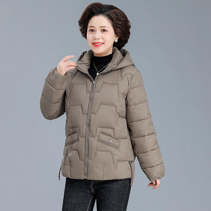 Padded clothes women's winter new warm short middle-aged mother padded clothes down cotton fashion padded jacket women