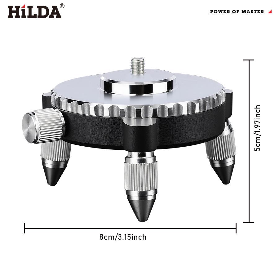 360° Adjustable Metal Level Meter Base