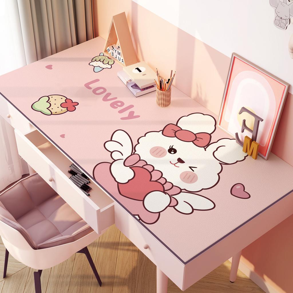 Table Mat Anti Slip High Value A Touch of Clean Cartoon Cute Girl Hearted Children's Study Table Mat