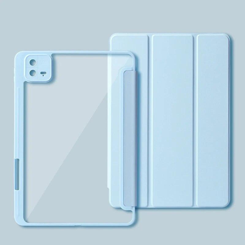 

Шкіряний чохол для планшета Xiaomi Pad 5 6 Max Case MI Pad 5Pro 6 Pro Redmi Pad 10.61 Чохол з тримачем для олівців Funda Tablet SE Pen Slot 11 Pulgadas MI 5 5Pro 11 синій