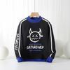 Korean Style High Collar Fleece Sweater for Kids - Warm Winter Long Sleeve for Boys