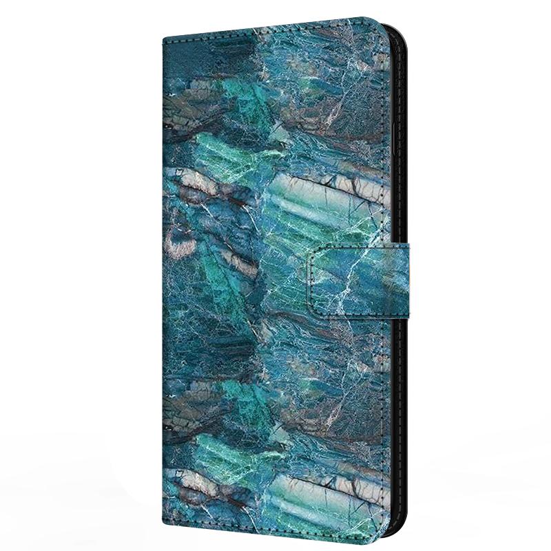 Leather Flip Case for Samsung A37 A57 Cover Wallet Book Stand Magnetic Cove Galaxy A 57 37 5G Capa Marble Partterns Funda Bumper