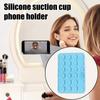 1Pcs Reusable Adhesive Pads Silicone Suction Cups Non-Slip Cell Phone Holders Travel Accessories"